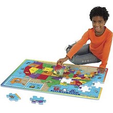 Educational Insights Foam Map Puzzles, USA