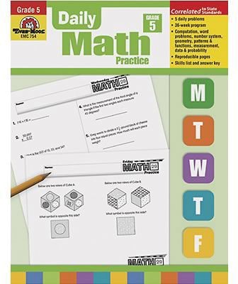 Evan-Moor® Daily Math Practice, Grade 5