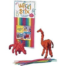 Wikki Stix® Waxed Yarn Sticks, Neon, 8 Sticks, 48 per Pack, 3 Packs (WKX804-3)