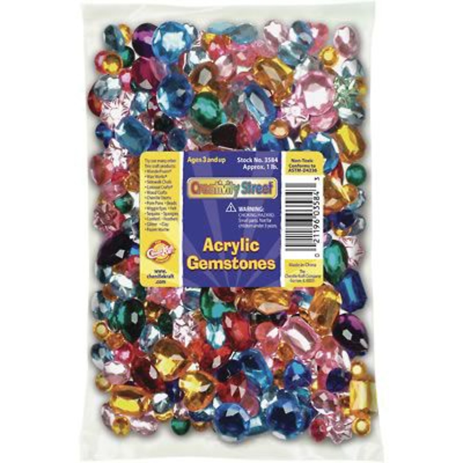 Chenille Kraft® Gems, Acrylic Gemstones