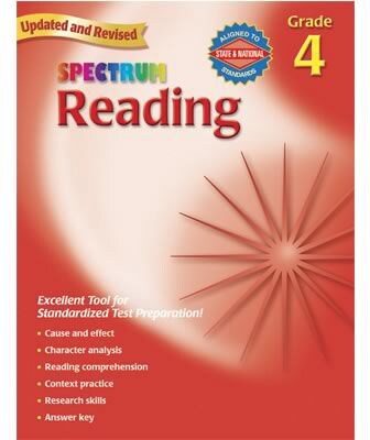 Spectrum Reading Workbook, Grades 4th