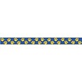 Teacher Created Resources Straight Paw Prints Border Trim, 35 x 3, Gold/Blue (TCR4643)