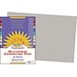 Pacon® SunWorks® Groundwood Construction Paper, Gray, 12"(W) x 18"(L), 50 Sheets