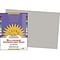 Pacon® SunWorks® Groundwood Construction Paper, Gray, 12(W) x 18(L), 50 Sheets