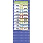 Scholastic - Teacher's Friend TF5405 Schedule Cards Pocket Chart Add-ons