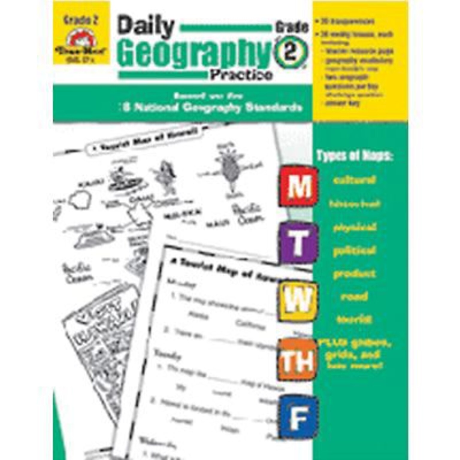 Daily Geography Practice Resource Book, Grade 2