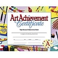 Hayes Art Achievement Certificate, 8.5 x 11, Pack of 30 (H-VA670)