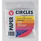 Hygloss Bright Color Craft Paper, Big Circles, 5-Inch, Assorted Colors, 50 Sheets (HYG5052)
