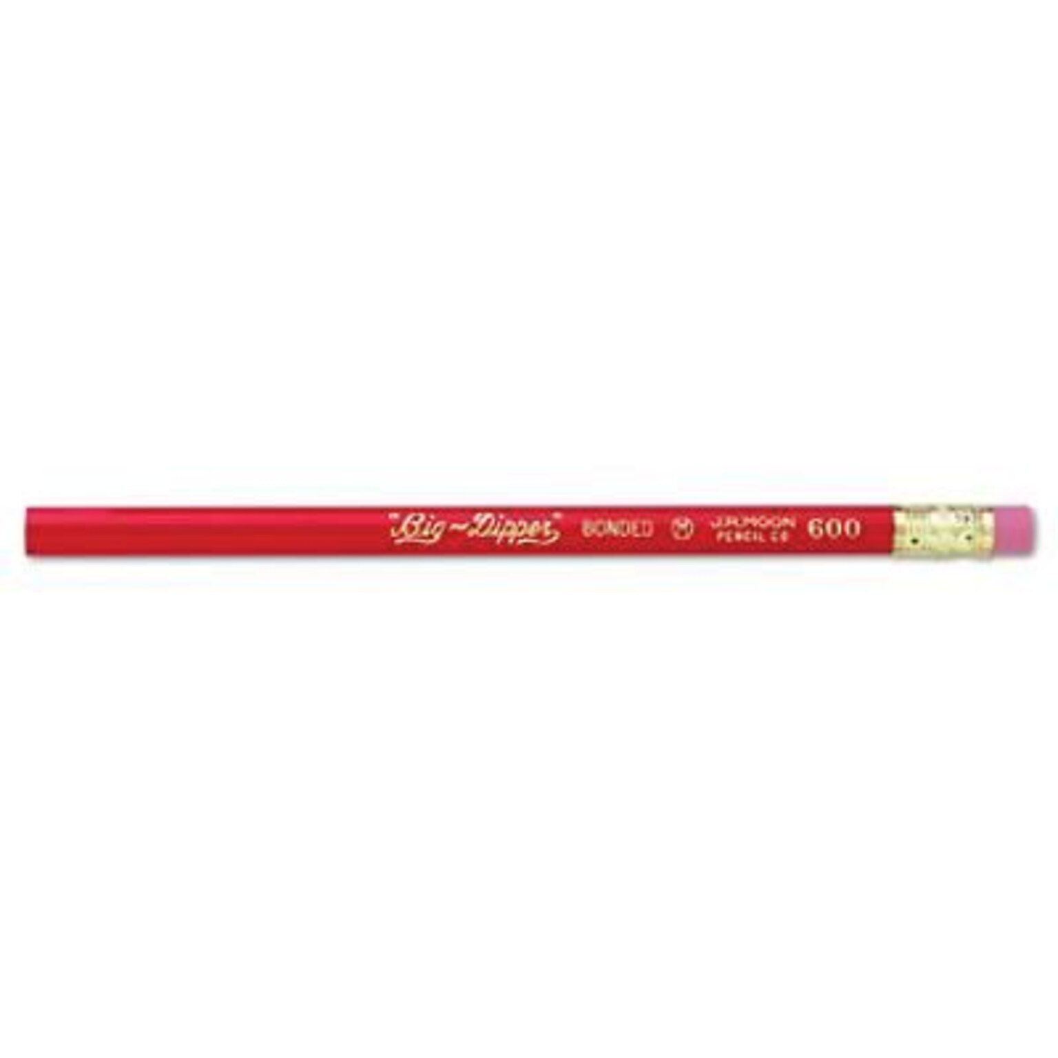 Moon Products Big-Dipper Pencil With Eraser, 12/Pack, 3 Packs/Bundle (JRM600T)