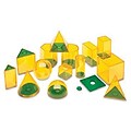 Learning Resources Relational GeoSolids Clear Shapes for Demonstration, Pack of 14 (LER0918)