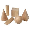 Wood Basic Geometric Solids (Set/6)