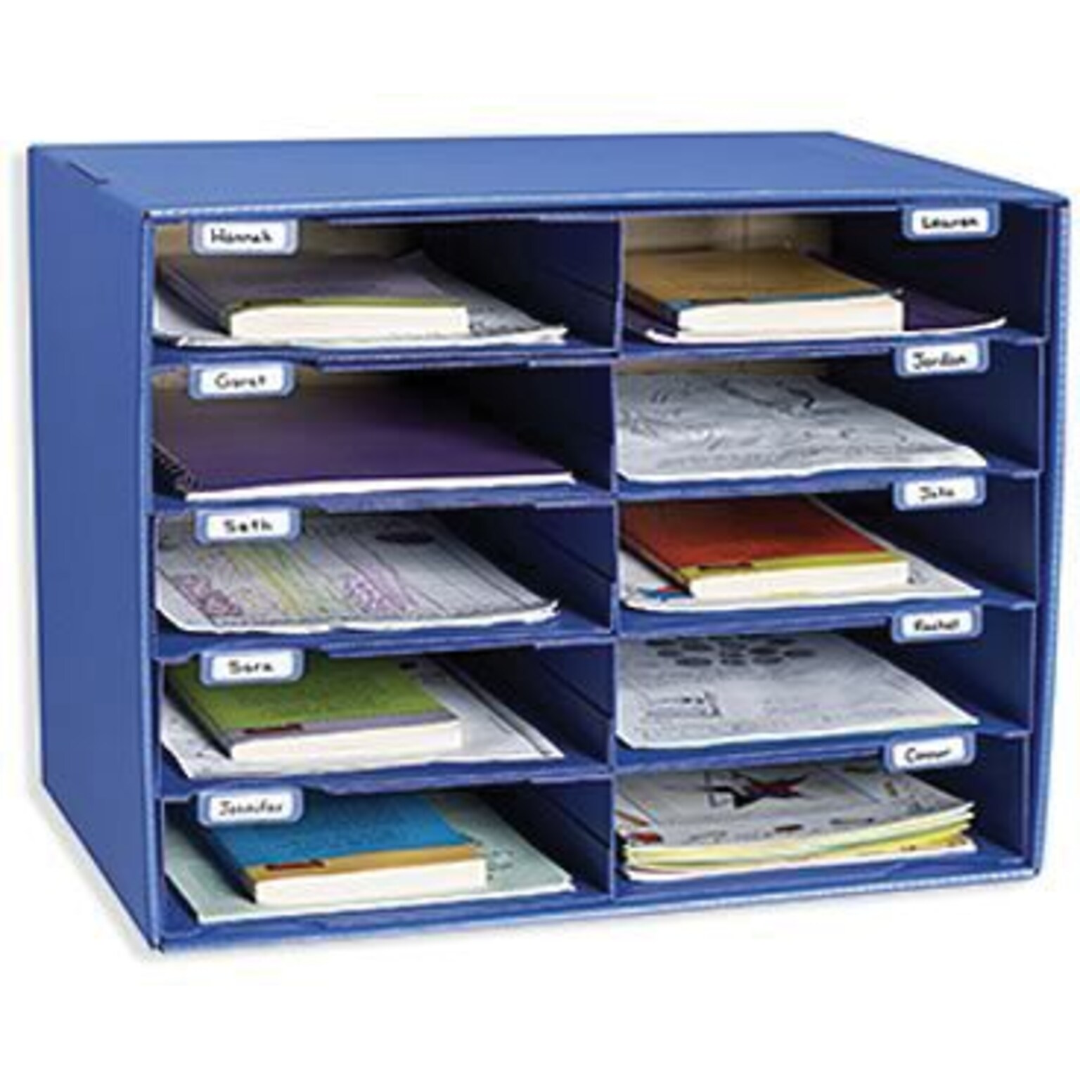 Pacon® Classroom Keepers® Blue Mailbox, 10 Slots (1309)