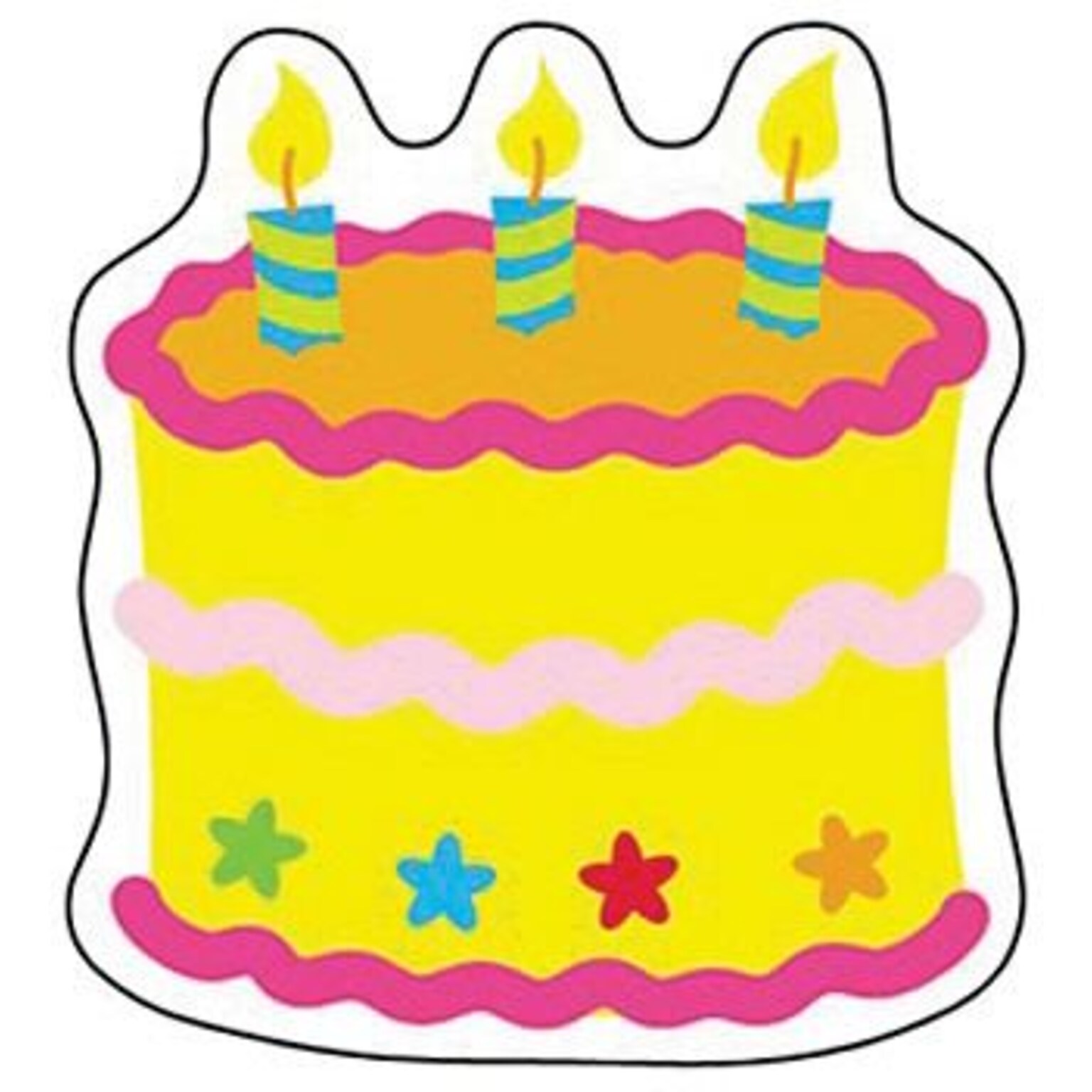 Trend® Mini Accents, Birthday Cake