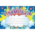Dynamite Job! Award, 8-1/2 x 5-1/2, 25/pkg