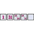 Black Polka Dot Calendar Days