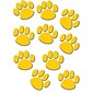 Teacher Created Resources 6" x 6" Gold Paw Prints Accents, 30 Pack (TCR4645)
