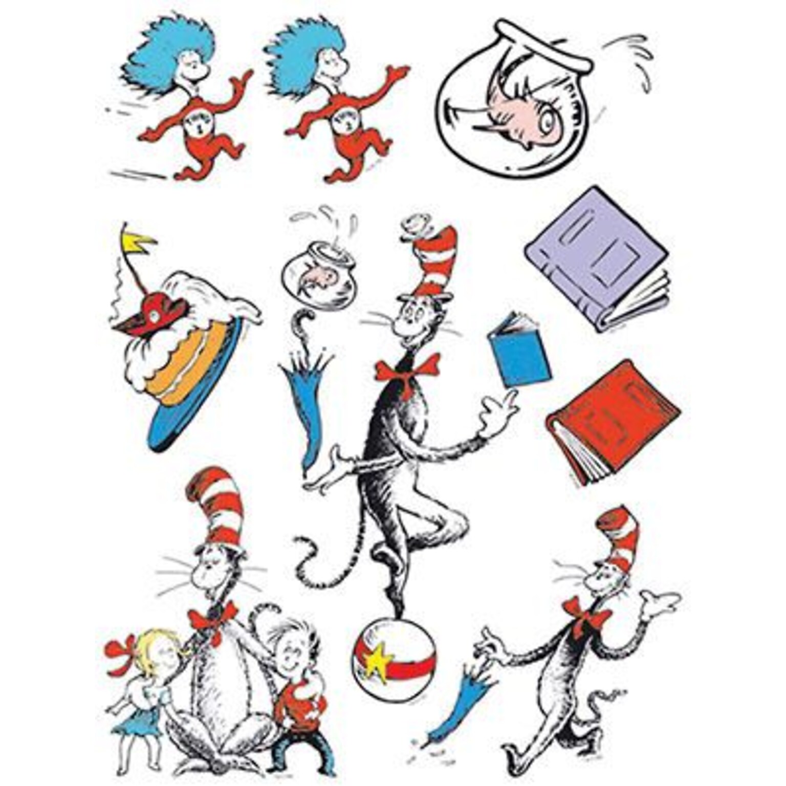 Window Clings, Cat in the Hat Characters