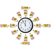 Eureka Telling Time Bulletin Board Set, 53 pieces (EU-847423)