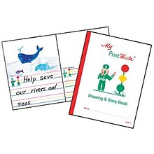 Kurtz Bros Inc. 11 x 8 1/2 Printwrite® Drawing & Storybook, 10 EA/BD