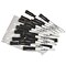 KleenSlate Dry Erase Markers, Bullet Tip, Black, 24/Pack (KLS43324)