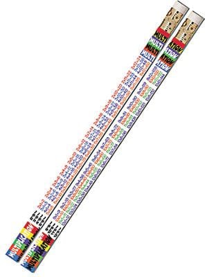 Multiplication Tables Pencils, #2, 144/Box