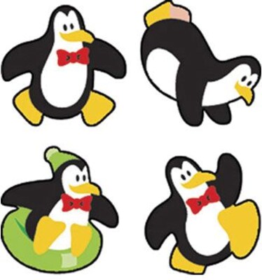 Trend Perky Penguins superShapes Stickers, 800 CT (T-46068)