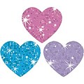 Trend Sparkle Hearts superShapes Stickers-Sparkle, 100 CT (T-46314)