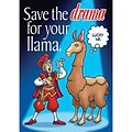 Trend® Educational Classroom Posters, Save the drama for your llama