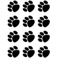 Teacher Created Resources Accents, Black Paw Prints