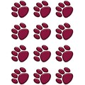 Teacher Created Resources Mini Accents; Maroon Paw Prints