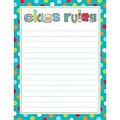 Creative Teaching Press™ Chart, Dots on Turquoise Class Rules