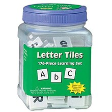 Eureka Letter Tiles Learning Set, 176/Set, 2 Pack/Bundle (EU-867410)