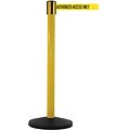 SafetyMaster 450 Yellow Retractable Belt Barrier with 8.5 Yellow/Black AUTHORIZED Belt
