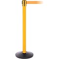 SafetyPro 250 Yellow Retractable Belt Barrier with 11 Orange Belt