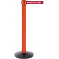 SafetyPro 300 Orange Retractable Belt Barrier with 16 Red/White AUTHORIZED Belt