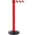 SafetyPro 300 Red Retractable Belt Barrier with 16 Red/White Belt