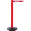 SafetyPro 300 Red Retractable Belt Barrier with 16 Red/White NO PARKING Belt