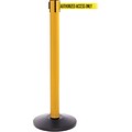 SafetyPro 300 Yellow Retractable Belt Barrier with 16 Yellow/Black AUTHORIZED Belt