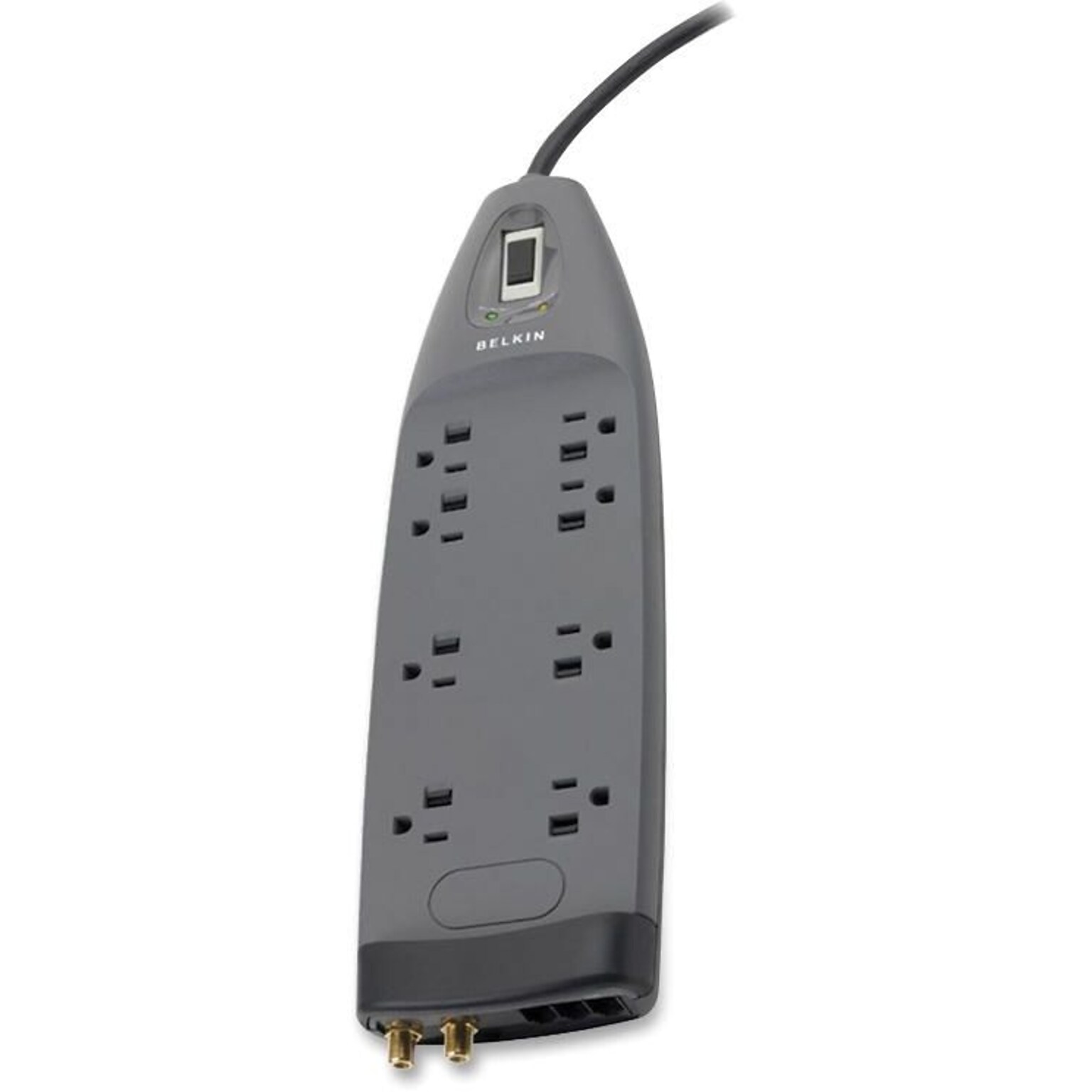 Belkin® SurgeMaster BE108230-06 8 Outlets 3390 Joules Home/Office Surge Protector With 6 Cord