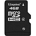 Kingston® SDC4 MicroSD High Capacity Flash Memory Card; 4GB