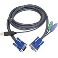 Iogear® G2L5502UP PS/2 to USB Intelligent KVM Cable; 6(L)