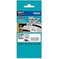 Brother® TZE Flexible Label Tape; 0.94(W) x 26.2(L); Black On White