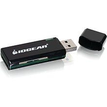 Iogear® GFR304SD USB 3.0 Super Speed SD/Micro SD Card Reader/Writer