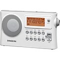 Sangean D14 FM/AM Portable Receiver; White