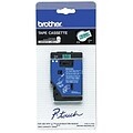 Brother® TC8001 12 mm Black on Green Label Tape For P-Touch; 25(L) x 1/2(W)