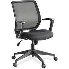 Lorell Executive Mid-back Work Chair, Black