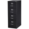 Lorell Commercial Grade 28.5 Legal-size Vertical Files, Black