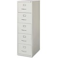 Lorell Commercial Grade 28.5 Legal-size Vertical Files, Light Gray, Steel, Aluminum