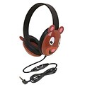Califone® Ergoguys 2810 Childrens Stereo PC Headphone, Bear Design