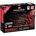 VisionTek® 900183 Radeon HD 2600XT GPU Graphic Card With ATI Chipset; 512MB GDDR3 SDRAM